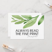 Verrassend dat ik een Zwangere Zwangerschap Aankon Kaart (Voorkant / Achterkant in situ)