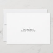 Verrassend dat ik een Zwangere Zwangerschap Aankon Kaart (Achterkant)