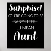 Verrassend dat je babysitter wordt poster (Voorkant)