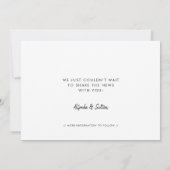 Verrassend dat we betrokken waren bij Modern minim Aankondiging (Achterkant)