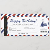 Verrassend reisbiljet met cadeaubon (Voorkant / Achterkant)