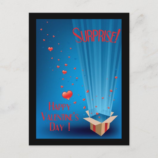 Verrassend Valentijn Briefkaart (Voorkant)
