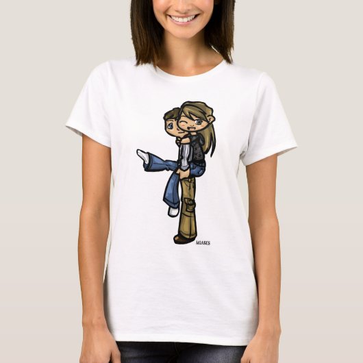 Verrassende aanval t-shirt (Voorkant)