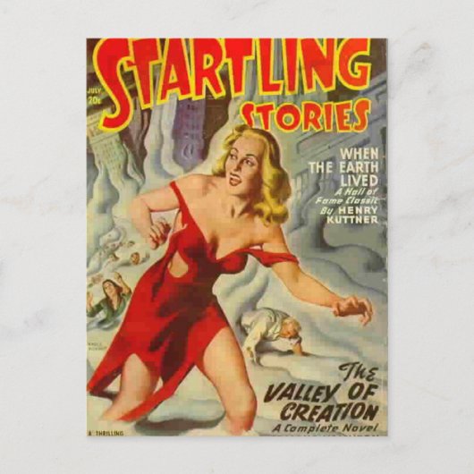 Verrassende blizzard briefkaart (Voorkant)