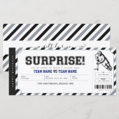 Verrassende Hockey Game Gift Ticket Sjabloon (Voorkant / Achterkant)