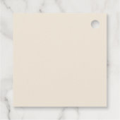 Verrassende Muzieknote Illustraties 40e Verjaardag Bedankjes Labels (Achterkant)