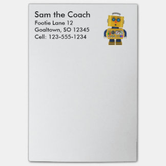 Verrassende speelgoed robot post-it® notes
