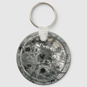 Verrassende tijd en ruimte sleutelhanger