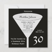 Verrassende uitnodiging van 30e verjaardag (Voorkant)