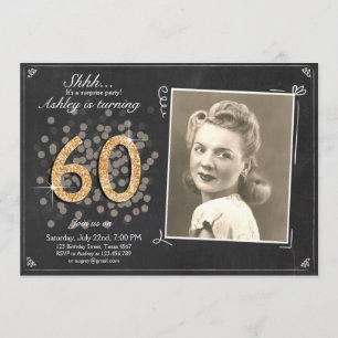 Verrassende uitnodiging voor 60 verjaardag Chalkbo