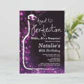 Verrassing 30e verjaardag wijn gerijpt tot in de p kaart (Staand voorkant)