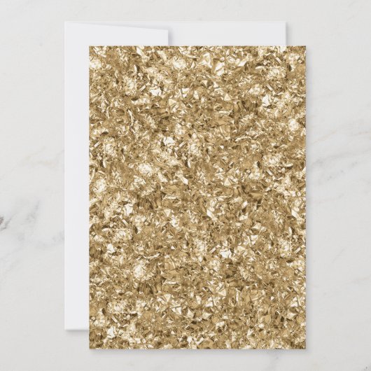 Verrassing 30e Verjaardagsfeest - Gold Royal Blue Kaart (Achterkant)