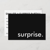 Verrassing. Kaart (Voorkant / Achterkant)