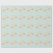 Verrassing onomatopee explosie cadeaupapier (Vlak)