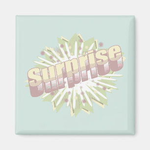 Verrassing onomatopee explosie magneet