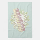 Verrassing onomatopee explosie theedoek (Verticaal)