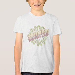 Verrassing onomatopee explosie Tri-Blend shirt