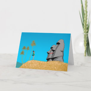 Verrassing op Rapa Nui - Verjaardag Kaart