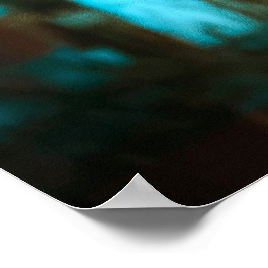 Verrassing, uit een deur gluren poster (Hoek)