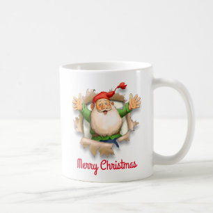 Verrassing van de Kerstman Vrolijk Kerstfeest Koffiemok