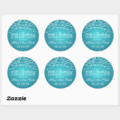 Verrassing Verjaardagsfeestje String van Sterren T Ronde Sticker (Vel)