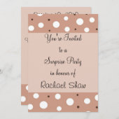 Verrassingsfeest Kaart (Voorkant / Achterkant)