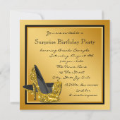 Verrassingsfeestje 60e verjaardag voor vrouwen in kaart (Achterkant)