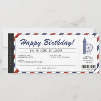 Verrassingsreis naar Londen instapkaart reis ticke