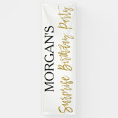 Verrassingsverjaardagsfeestbanner Spandoek (Verticaal)