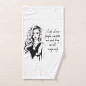 Verrast bijt me bad handdoek (Handdoek)