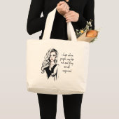 Verrast bijt me grote tote bag (Voorkant (product))