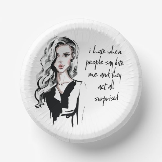 Verrast bijt me papieren kommen (Voorkant)