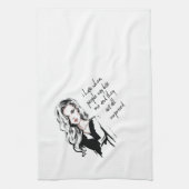 Verrast bijt me theedoek (Verticaal)