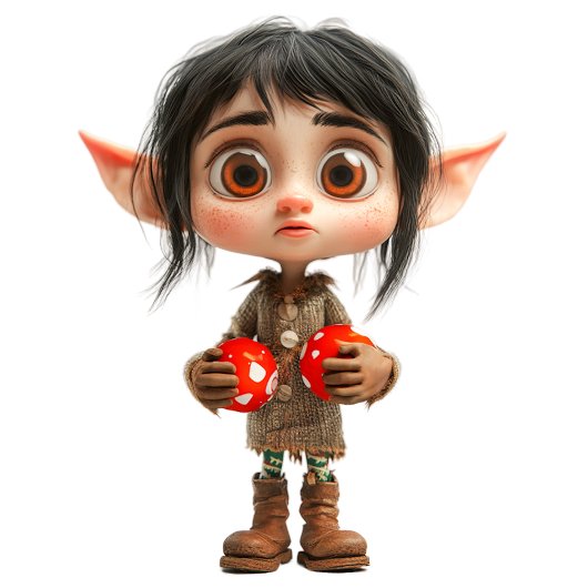 Verrast Meisje Kerst Elf Boy's Hoodie