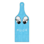 Verrast Ogen Snijplank Grappig - aangepaste tekst (Voorkant)