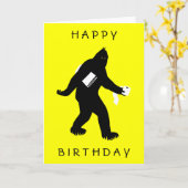 Verraste Bigfoot Kaart (Gele Bloem)