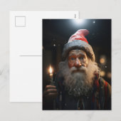 Verraste Kerstmis Gnome Feestdagenkaart (Voorkant / Achterkant)