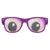 Verraste ogen Grappige zonnebril (Voorkant)