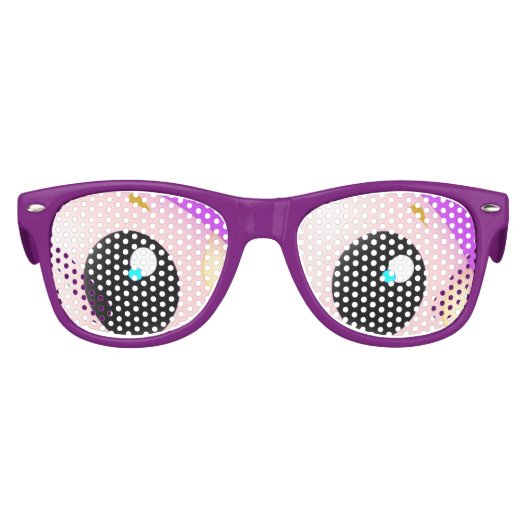 Verraste ogen Grappige zonnebril (Voorkant)