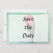 Verraste Tulp Bewaar de Datum Save The Date (Achterkant)