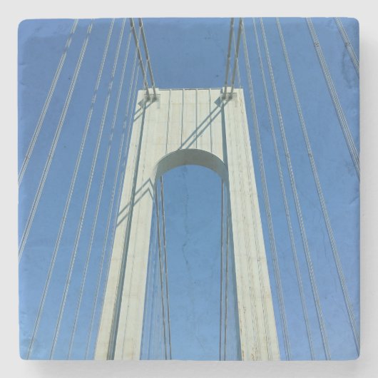 Verrazzano Bridge, New York City Landmarks Stenen Onderzetter (Voorkant)