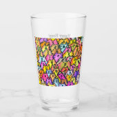 Verre 021 - CHATS - heure heureuse (Devant)