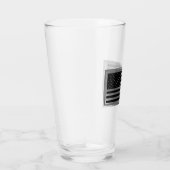 Verre 101e division aéroportée avec drapeau américain (Droite)