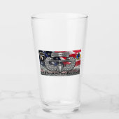 Verre 101e division aéroportée drapeau américain (Devant)