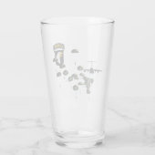 Verre 101e parachutistes de saut aéroportés (Dos)