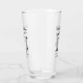 Verre 10e anniversaire Mariage d'argent métallique (Droite)