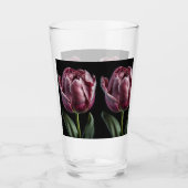 Verre 16 0z "Elegant Purple Tulip" Style américain - Ver (Devant)