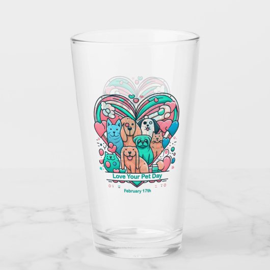 Verre 17 fév Love Your Pet Day (Devant)