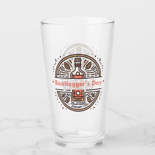 Verre 17 janvier - Jour des Bootlegger (Devant)