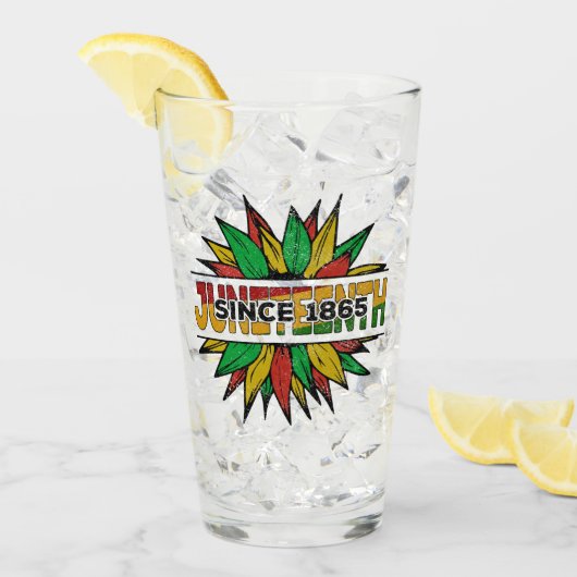 Verre 1865 Emancipation Afrique (Devant glace)